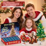 kiothdre Adventskalender 2026 mit LED-Weihnachtsbaum-Bausteinen – 24 Tage Countdown für die ganze Familie – Bild 2