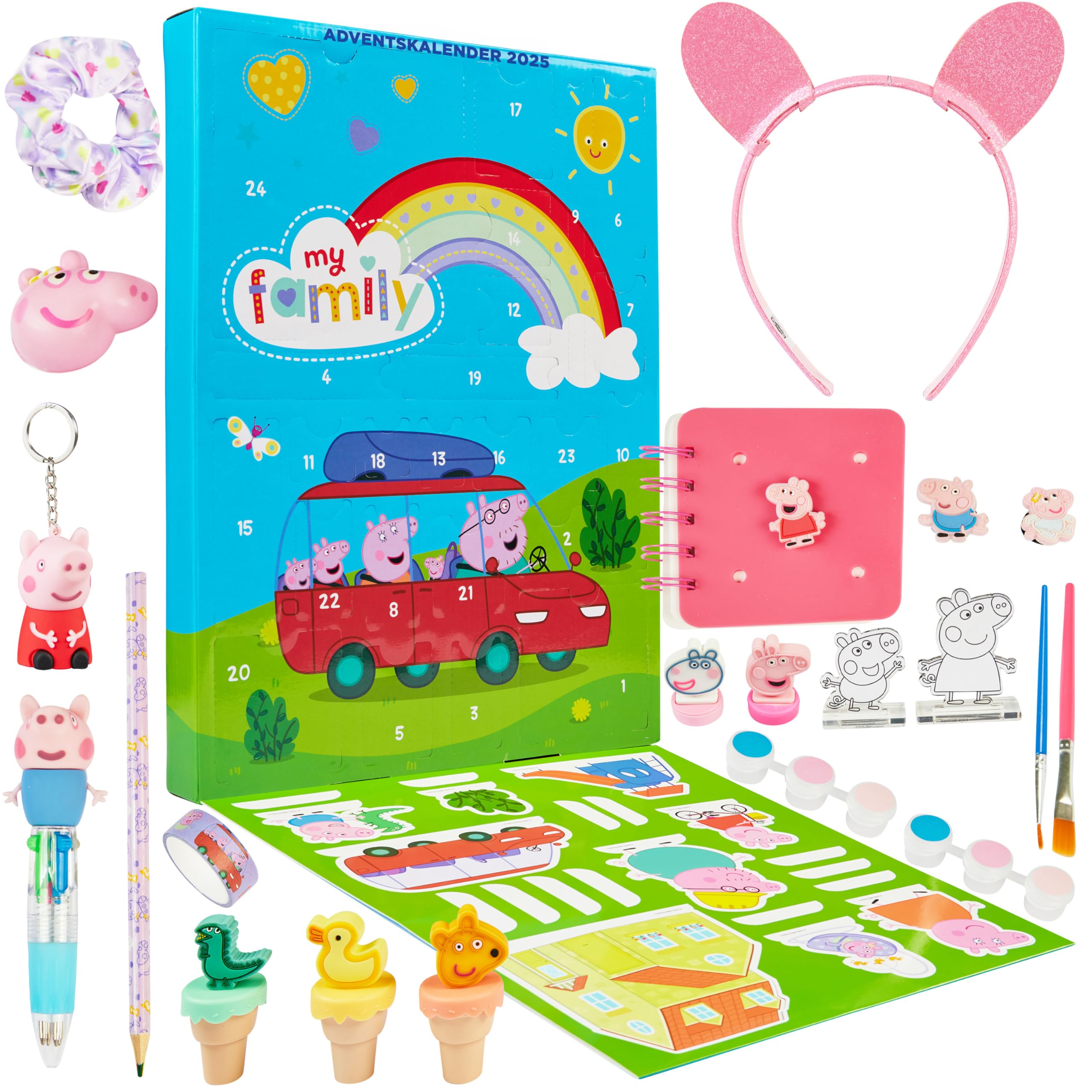 Get Trend Peppa Wutz Adventskalender 2026 – 24 Überraschungen für Mädchen