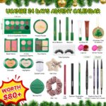 UCANBE Adventskalender Makeup 2026 – 24-teiliges Beauty-Set mit Lidschatten, Lippenstift & Tools – Bild 2