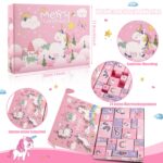 JadeLink Adventskalender Mädchen 2026 – Einhorn Weihnachts-Countdown mit 24 Überraschungen – Bild 3