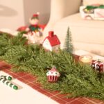 Valery Madelyn 180cm Weihnachtsgirlande grün mit 20 LED Timer – Premium Tannengirlande – Bild 4