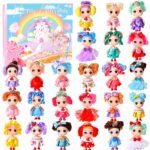 SenZjx Adventskalender 2026 für Mädchen – 24 Prinzessinnenpuppen Weihnachts-Countdown