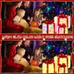 LED Geschenkboxen 3er Set mit Fernbedienung & Timer – Weihnachtsdeko Innen & Aussen – Bild 4