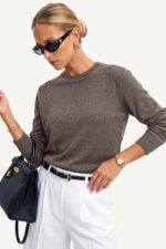 Arach&Cloz Wolle Blend Pullover Damen – Eleganter Strickpullover für jeden Tag – Bild 3