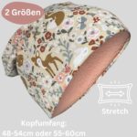 HECKBO 360° Reflektor Winterset Mütze & Loop Schal – Waldtiere Design für Kinder (55-60 cm) – Bild 5