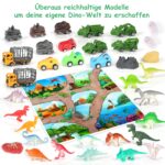 OKYUK Dinosaurier-Adventskalender 2026 mit 16 Figuren & 14 Spielzeugautos – Adventskalender für Kinder ab 3 Jahren – Bild 4