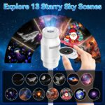 FUYAOSC 2-in-1 Galaxy Projektor mit 360° Rotation – Sternenhimmel Nachtlicht für Schlafzimmer – Bild 3