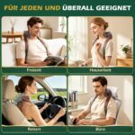 Pourbibi Nackenmassagegerät mit 4D-Bionik – Kabellos & Wärmetherapie für Nacken, Schultern, Rücken – Bild 7