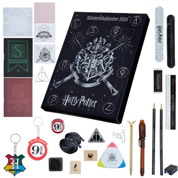 Harry Potter Adventskalender 2026 – 24 Schreibwaren Überraschungen für Kinder