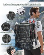 MATEIN Angelrucksack mit 4 Köderboxen & Rutenhalter – Wasserdicht für professionelle Angler – Bild 2