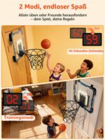 BATURU Mini Basketballkorb Indoor mit LED-Anzeigetafel & Sound – Faltbar für Kinderzimmer – Bild 6