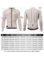 INBIKE Herren Fahrradtrikot Winter Fleece Slimfit mit 3 Taschen & Reflektoren – Bild 6