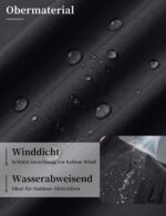 KEFITEVD Herren-Bomberjacke – Wattierte Winterjacke im US-Militär-Stil – Bild 4