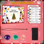 Echehi Edelstein Adventskalender 2026 mit 7-Chakra-Kristallbaum – 24 Natursteine für alle Altersgruppen – Bild 4
