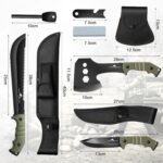 Purple Dragon Outdoor Messer & Axt Set mit D2 Stahl – Handgeschmiedet für Survival & Camping – Bild 2