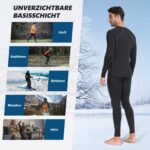 SIMIYA Thermounterwäsche Herren Set mit Fleece – Warme Funktionsunterwäsche für Winter & Ski – Bild 6