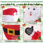 STEEIRO LED-Weihnachtsmann 80cm – Faltbare Weihnachtsdeko mit 45 Lichtern – Bild 3