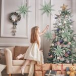 BestoFun 5er Set Papiersterne 30cm Salbeigrün – Elegante Faltsterne für Weihnachtsdeko – Bild 5