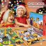 EUCOCO Adventskalender Auto 2026 – 26 Baufahrzeuge & Zubehör für Kinder 1–6 Jahre – Bild 5