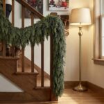 SHareconn 270 cm Weihnachtsgirlande PE-Grün – Realistische Zederngirlande für Kamin & Treppen – Bild 7