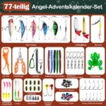Angel Adventskalender 2026 mit 77 Teilen – Premium Köder & Werkzeug für Männer – Bild 6