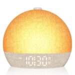 ARUQO Tageslichtwecker mit Sonnenaufgang-Simulation – Sanftes Aufwachen für erholsamen Schlaf