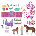 CRAZE Cavally Adventskalender 2026 – Pferde-Spielset mit 24 Überraschungen & Farbwechsel-Funktion – Bild 3