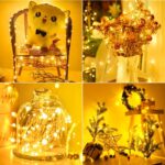 30er Set LED Micro Lichterkette mit Batterie – Warmweiss Deko für Hochzeit & Weihnachten – Bild 4