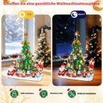 Viosmut Adventskalender 2026 – 30 cm Weihnachtsbaum Klemmbausteine mit LED-Licht – Bild 4