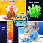 UNGLINGA 50+ Wissenschaft Experimente Kit – STEM Lernset für Kinder mit Vulkan & Edelstein – Bild 3