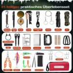 Lustkindheit Adventskalender 2026 für Männer – 31-tlg. Survival Kit mit Outdoor-Tools – Bild 6