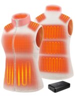 HOOHEAT Fleece Heizweste Damen 7.4V 16000 mAh – 15 Heizzonen & 3 Heizstufen – Bild 9