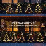 Dekofun 3er-Set LED Weihnachtsbäume 55 LEDs – Batteriebetriebene Fensterbeleuchtung mit Timer – Bild 6