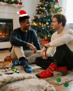 Jeasona Adventskalender 2026 mit 12 Paar Weihnachtssocken – Tägliche Überraschungen für Damen & Herren – Bild 5