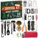 Lustkindheit Adventskalender 2026 für Männer – 31-tlg. Survival Kit mit Outdoor-Tools
