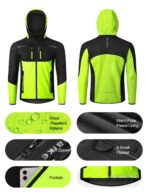 INBIKE Fahrradjacke Herren Wasserdicht Softshelljacke – Wärmend & Atmungsaktiv für Radsport – Bild 7