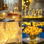 GEARLITE 10M LED Lichterkette mit Batterie & Fernbedienung – 100 LEDs Warmweiss für Deko – Bild 7