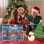 Adventskalender Puzzle 2026 – 1008 Teile, 70 x 50 cm mit 24-Tage Weihnachts-Countdown – Bild 7