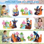 COOLJOYA Magnetische Bausteine 150 Teile – STEM Lernspielzeug für Kinder ab 3 Jahren – Bild 4