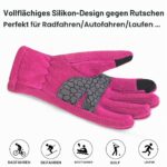 Arcweg Kinder-Winterhandschuhe Fleece mit Touchscreen – Warm & rutschfest für Sport – Bild 2