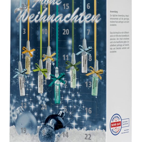 Natura Balance Adventskalender 2026 – 24 Beauty Ampullen Intensivkur für Gesichtspflege