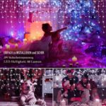 FLVOECN 30M 960 LED Eisregen Lichterkette Außen – Weihnachtsbeleuchtung mit 12 Modi & Timer – Bild 5