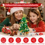 kiothdre Adventskalender 2026 mit LED-Weihnachtsbaum-Bausteinen – 24 Tage Countdown für die ganze Familie – Bild 4