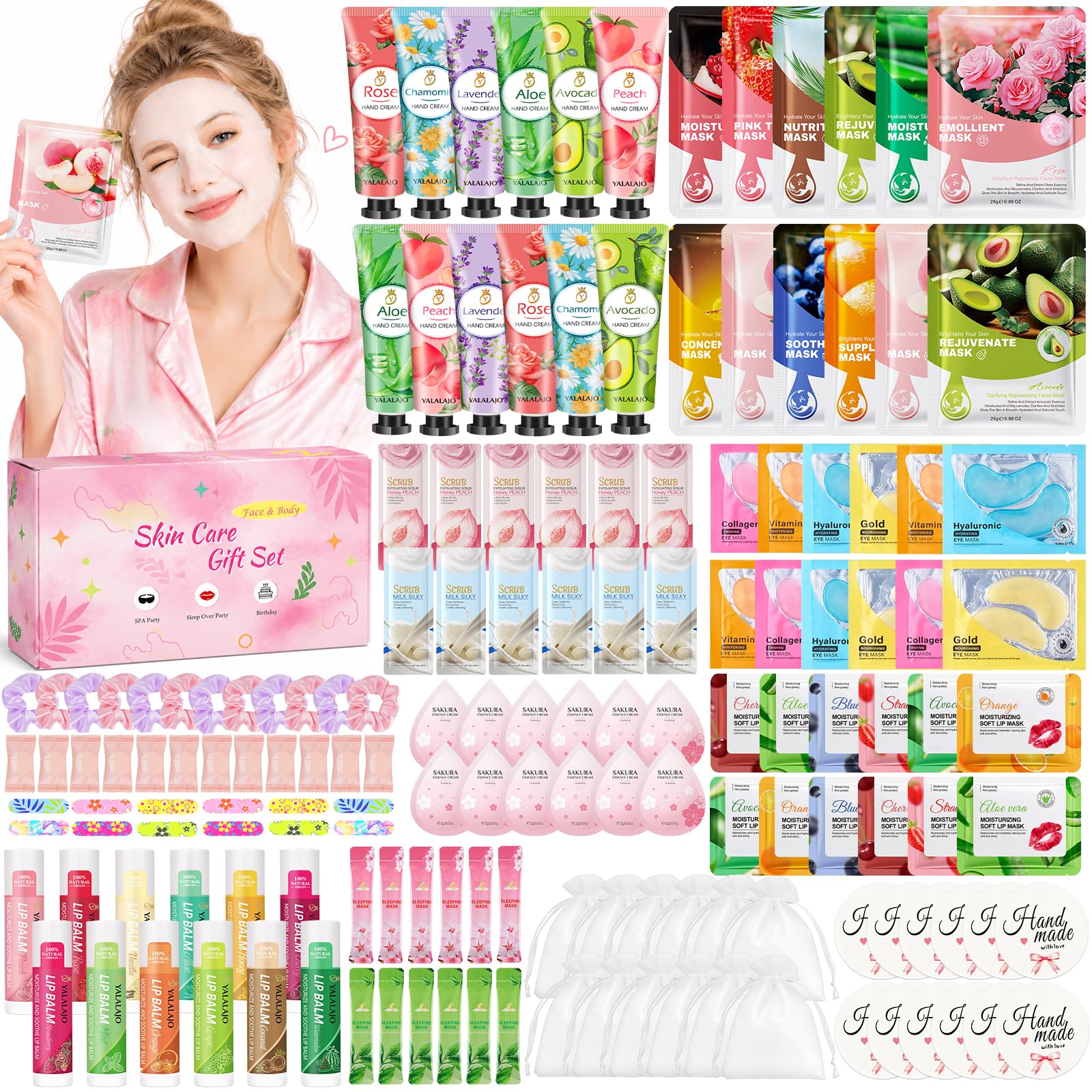 81vplQRh6L._SY1600_.jpg 156-teiliges KIYTARBOO Beauty Geschenkset – Premium Skincare & Wellness für Frauen – Bild 1