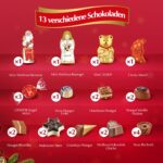 Lindt Adventskalender 2026, 253g – 24 Vollmilch Schokoladen-Überraschungen für Weihnachten – Bild 2
