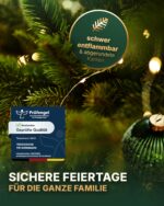 TreesHouse Nordmanntanne 150 cm – Künstlicher Weihnachtsbaum mit FSC-Holzständer – Bild 4