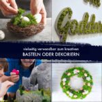 GJS Islandmoos 1 kg dunkelgrün – Konserviertes Naturmoos für Deko & Bastelprojekte – Bild 6