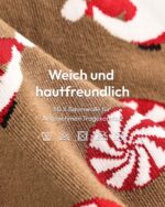 Jeasona Adventskalender 2026 mit 24 Paar Socken – Weihnachtsgeschenk für Damen & Herren – Bild 7