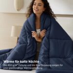 BEDSURE Winterdecke 200x200 cm mit 450 GSM – OEKO-TEX zertifiziert, Microfaser – Bild 5