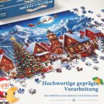 Adventskalender Puzzle 2026 – 1008 Teile, 70 x 50 cm mit 24-Tage Weihnachts-Countdown – Bild 4